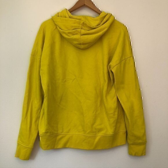 EMPYRE Freida Over You Rose Hoodie Yellow Red Floral Fleece Sweatshirt Small S - Picture 7 of 10